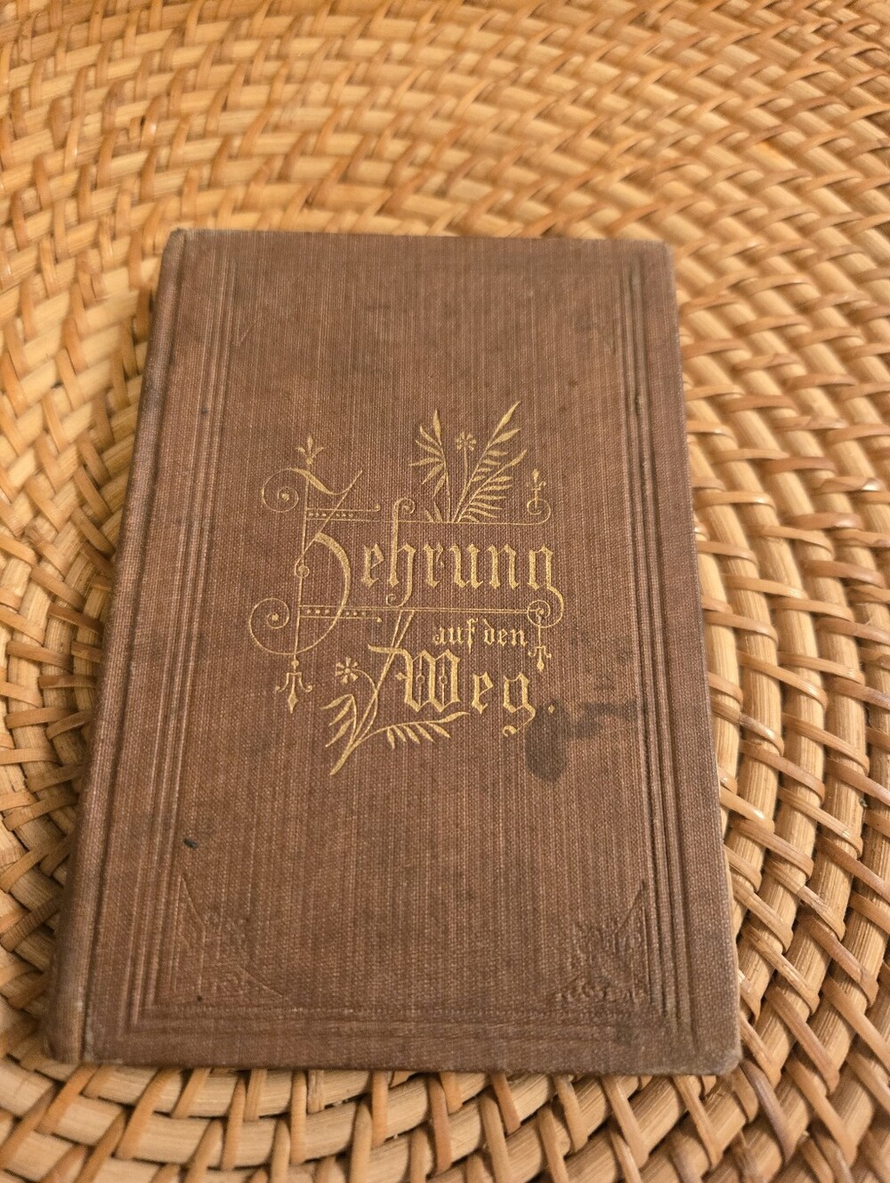 1885 Antique German Book & Handwritten Zimmerman Family Genealogy PA 💜